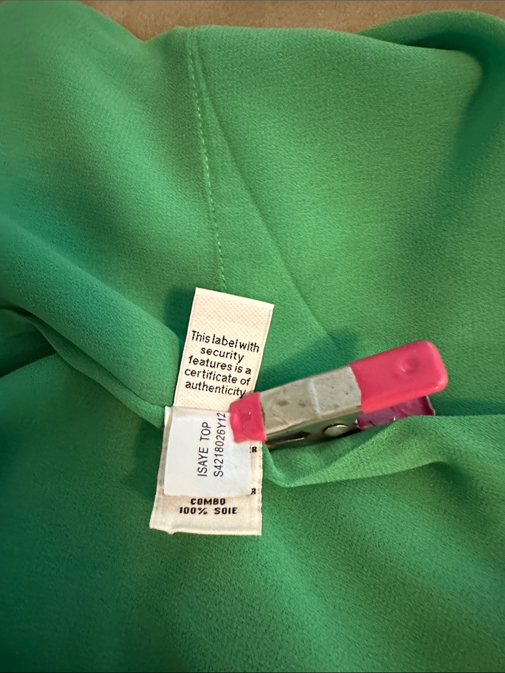Diane Von Furstenberg silk top - Picture 7 of 8